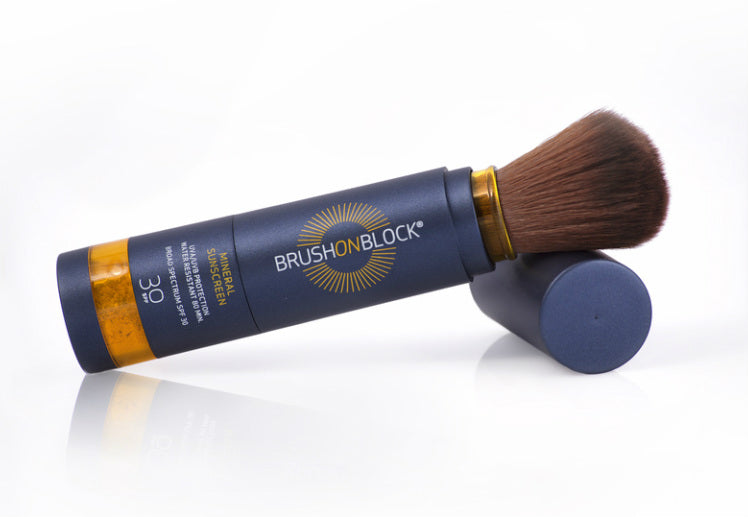 BRUSH ON BLOCK® SPF on Instagram: Applying sunscreen over your makeup has  never been easier! Our mess free Mineral Powder Sunscreen SPF 30 will never  smudge or ruin your makeup, and leaves